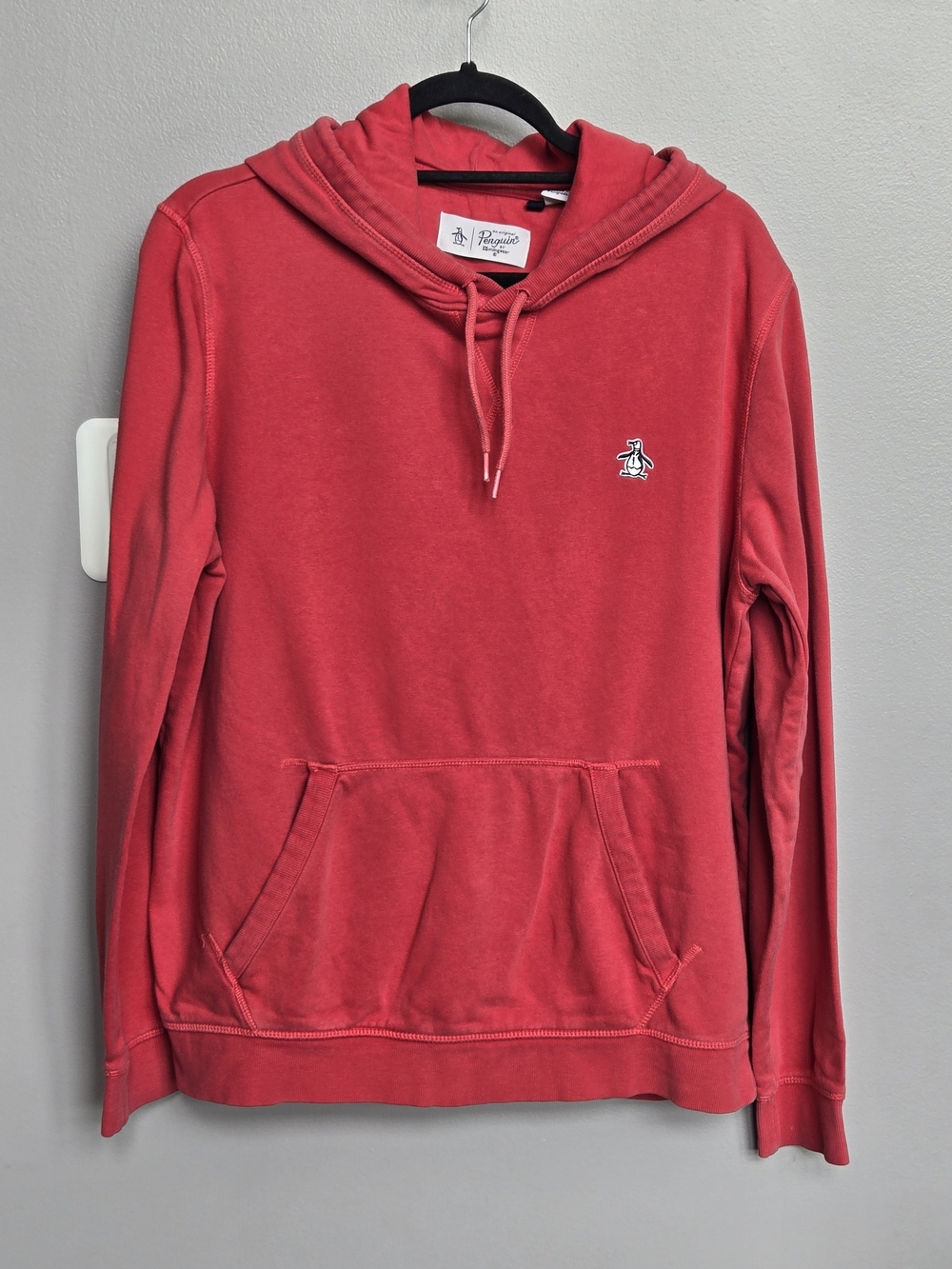 Original Penguin Munsingwear Red Pullover Hoodie Medium